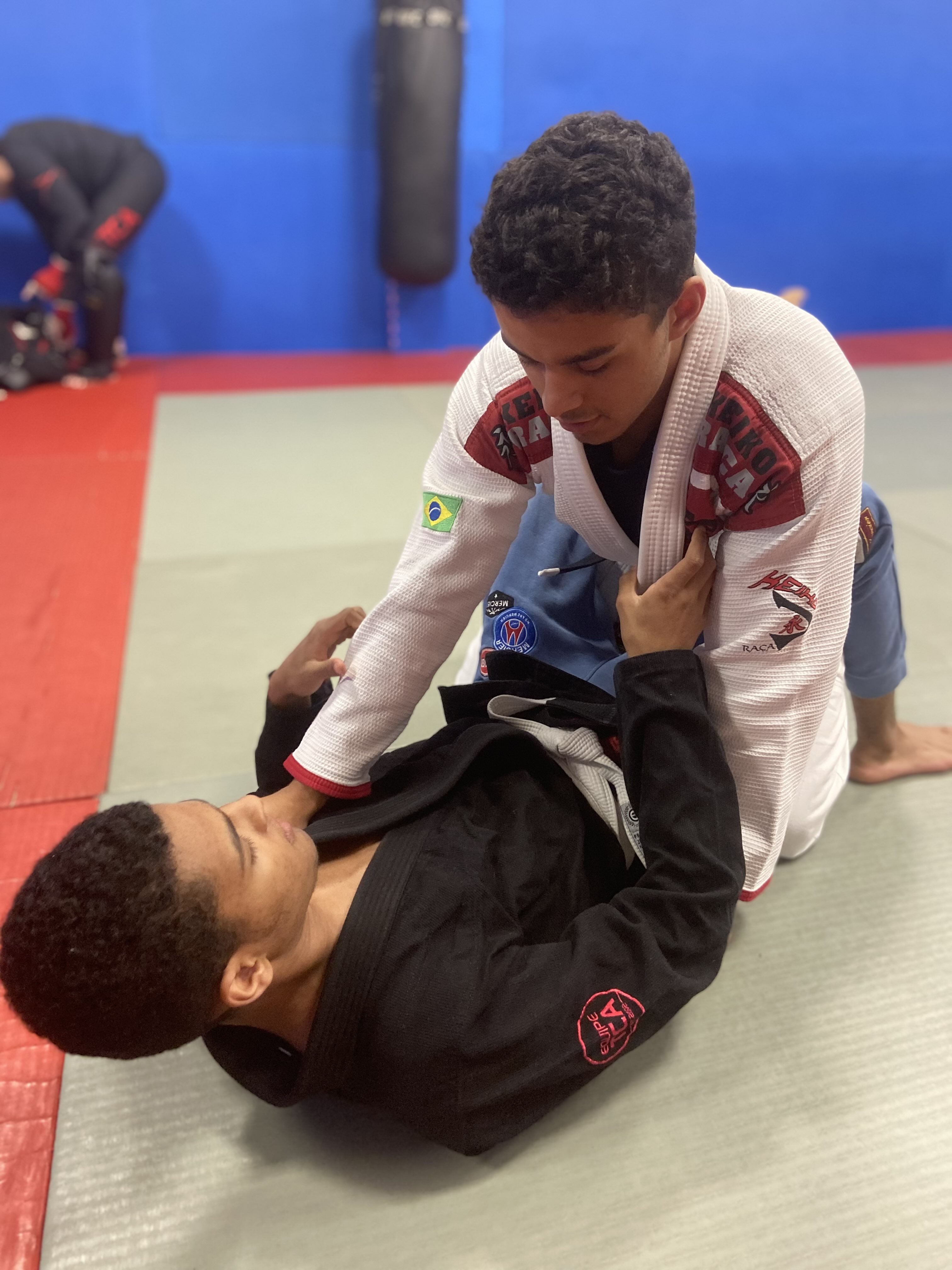 Giving Brazilian Jiu-Jitsu a go!